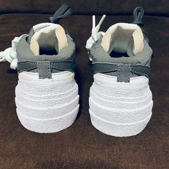 Nike x Sacai Blazer Low Iron Grey DD1877-002 Mens 5.5 US 7 Womens 38 EUR NEW - Picture 4 of 9